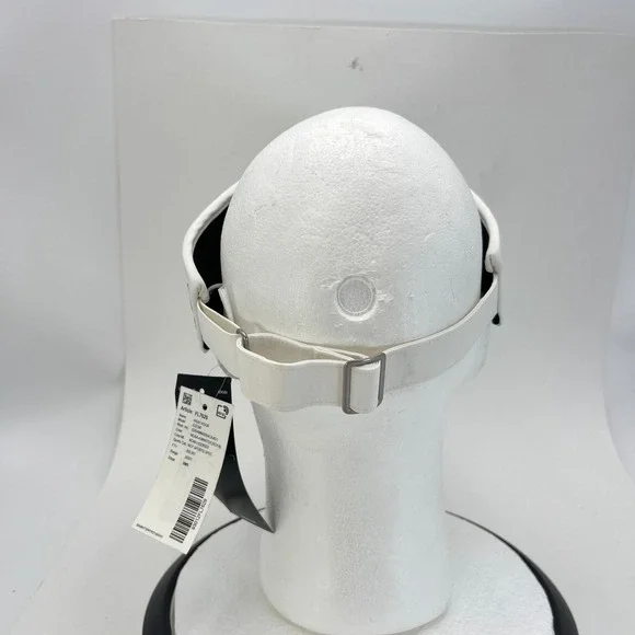 Kansas Jayhawks Adidas Aeroready Coach Sideline White OSFM Visor Hat Cap NEW - Picture 5 of 12